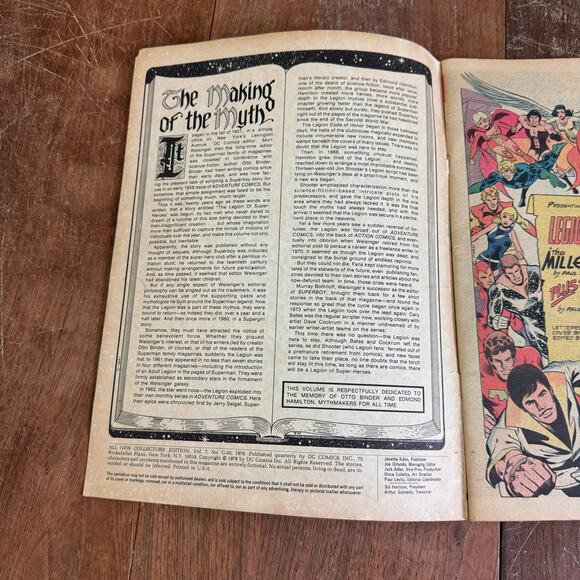 DC Comics 1978 Superboy and the Legion of Super-Heroes Comic Vol 7 No C-55 - Picture 6 of 14